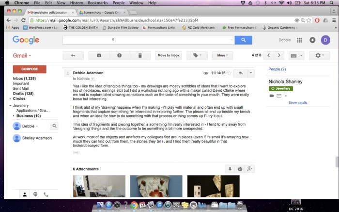 HS3.1 DAdamson NShanley_email Documentation 2_14 Nov 2015